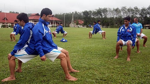 Video bóng đá: Học viện HAGL-Arsenal-JMG chăm chỉ tập luyện với tân HLV Otta